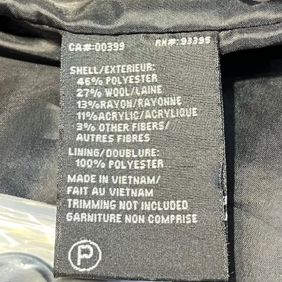 Nygard Black Label Women's Pea Coat/Fall/Spring/Medium - Picture 3 of 9